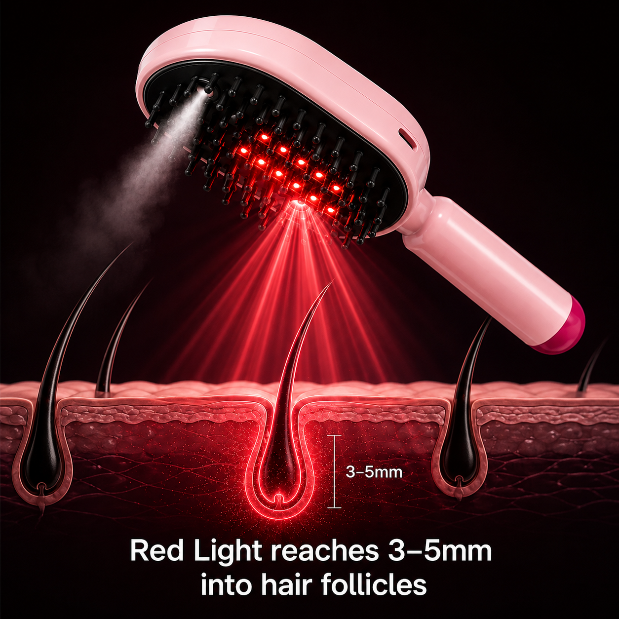 3-in-1 Electric Spray Massage & Self-Cleaning Brush
