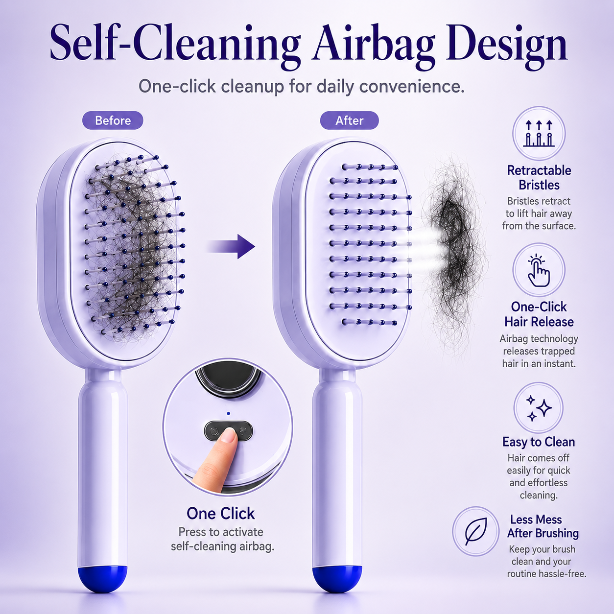 3-in-1 Electric Spray Massage & Self-Cleaning Brush
